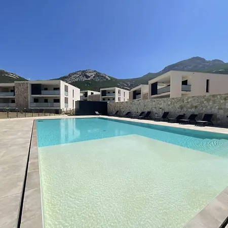 Apartment T2 Charmant Avec Piscine, Terrasse Et Garage - Calvi - Fr-1-719-16 Calvi (Corsica)